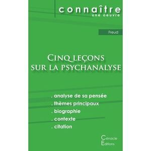 Fiche de lecture Cinq leçons sur la psychanalyse de Freud (analyse littéraire de